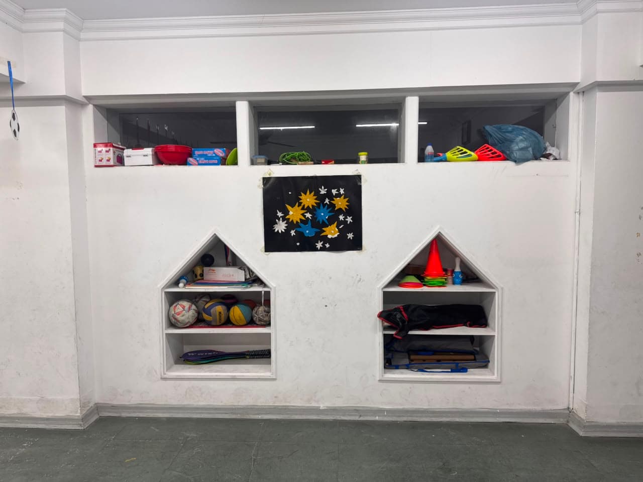 Indoor Sports and Physical Fitness Corner for Active Play