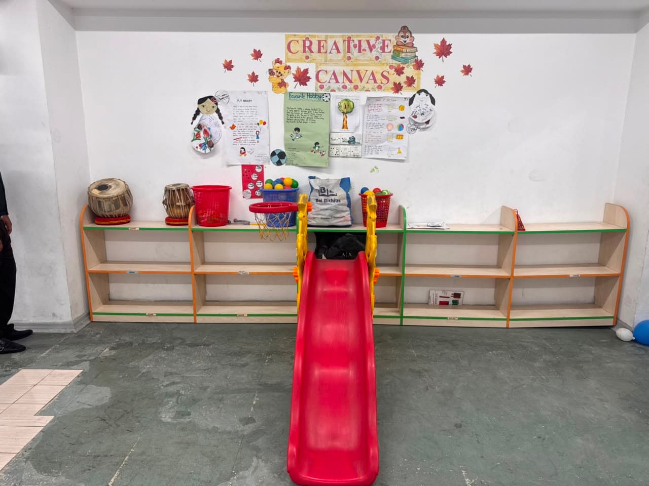Creative Canvas Early Childhood Playzone with Slide and Soft Mats